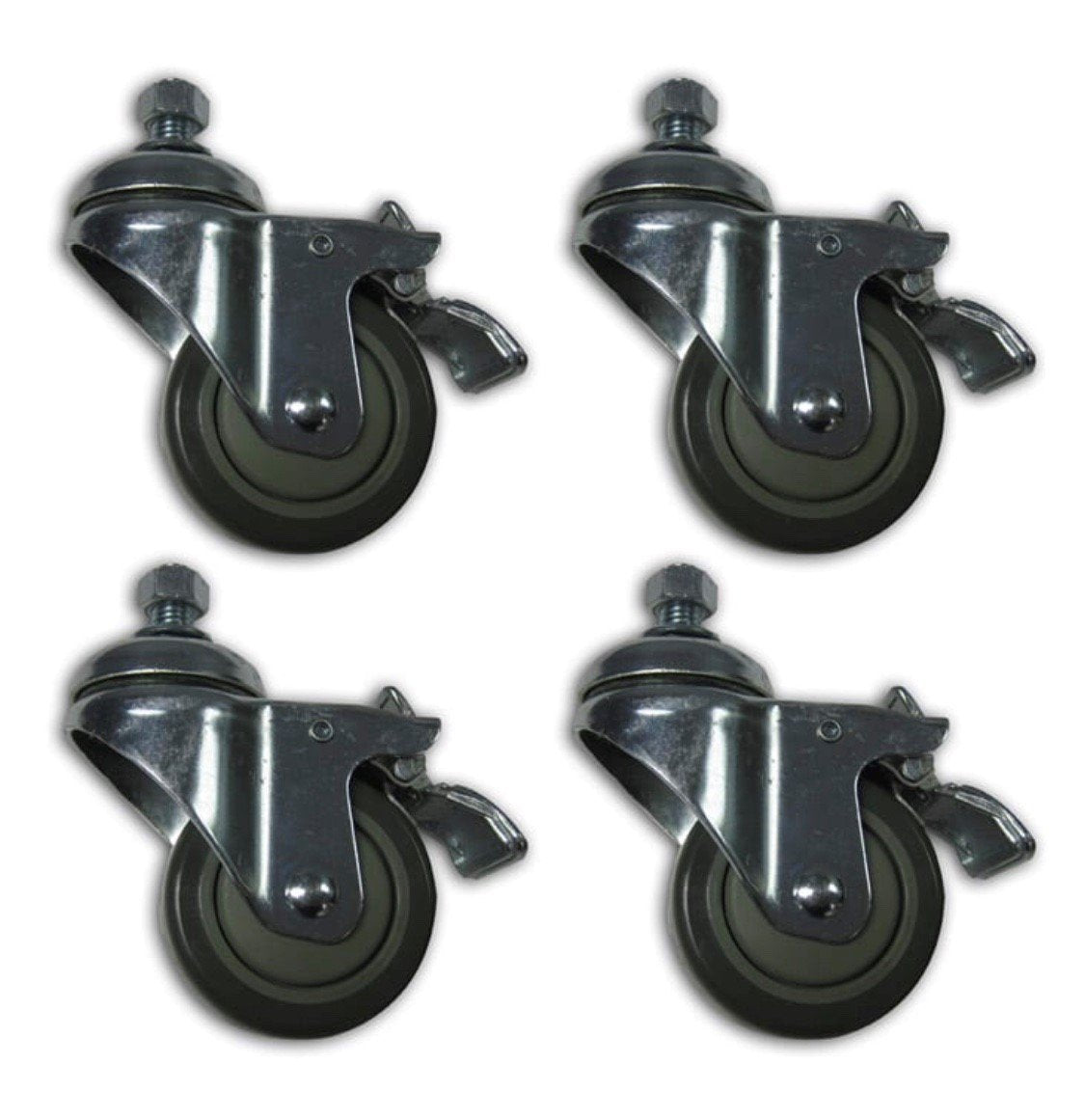 SuperMax Swivel Caster Wheels with Brake