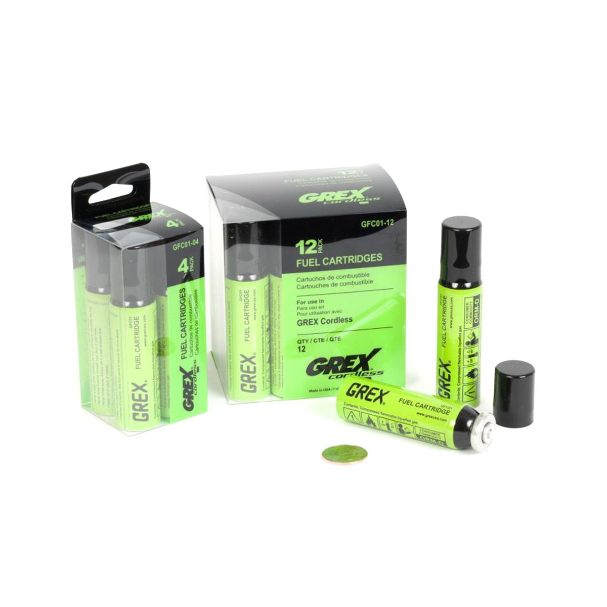 Grex Fuel Cartridges for Cordless Tools GFC01-*