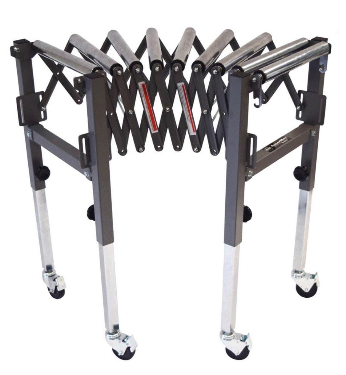 SuperMax Expandable Roller Conveyor 23 to 36 Inch Height