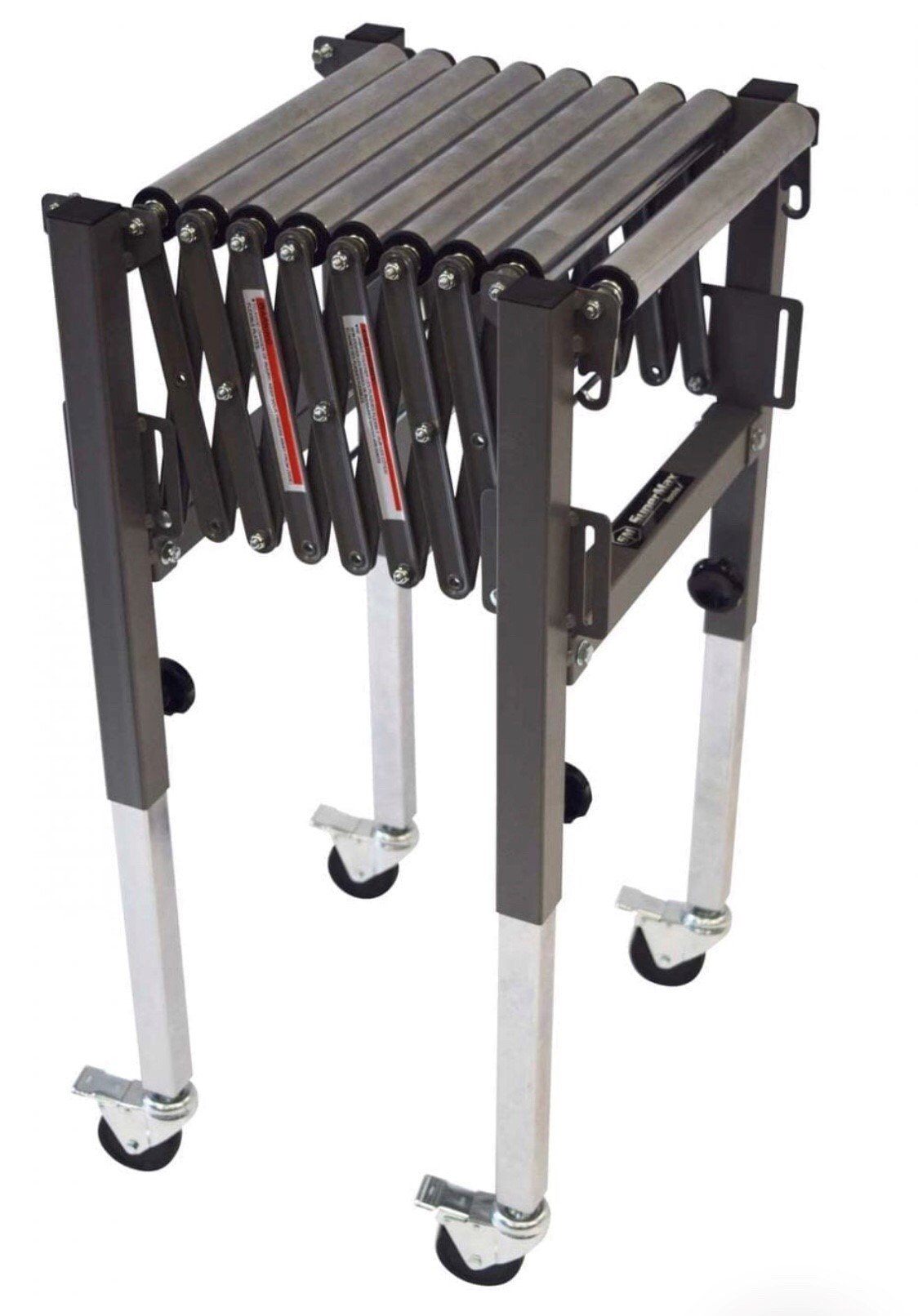 SuperMax Expandable Roller Conveyor 23 to 36 Inch Height