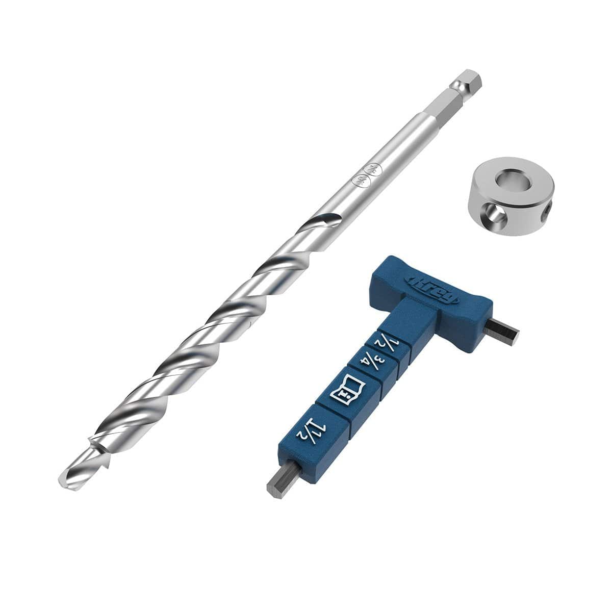 Kreg Tool KPHA540 Joinery Micro-Pocket™ Drill Bit with Stop Collar & Hex Wrench