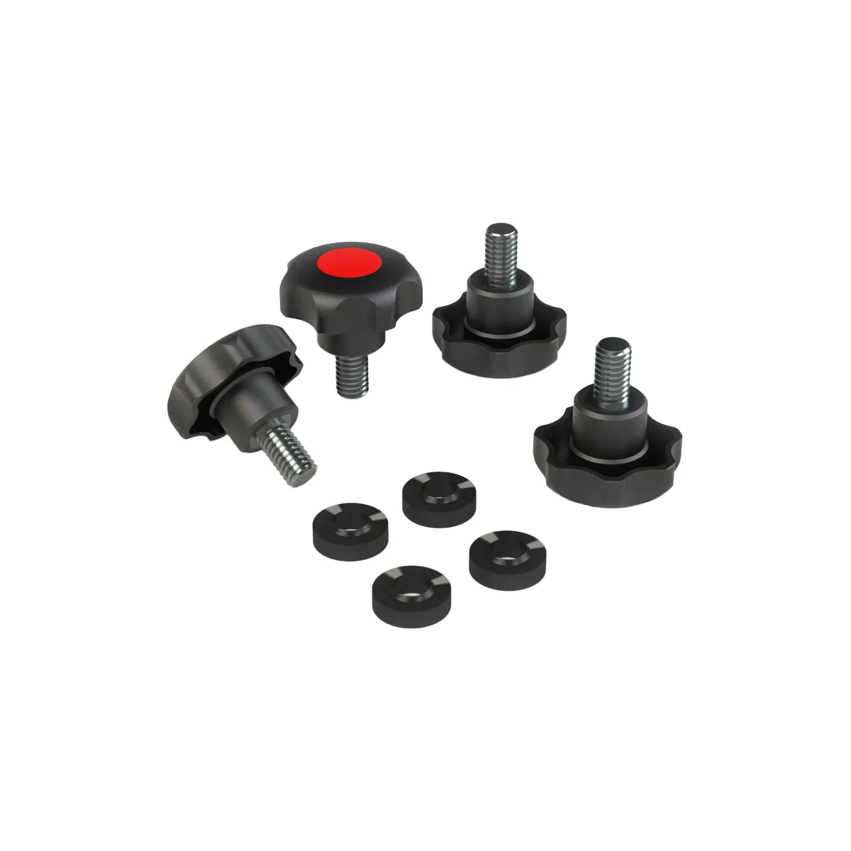 M6 Knob Set with Centering Spacers