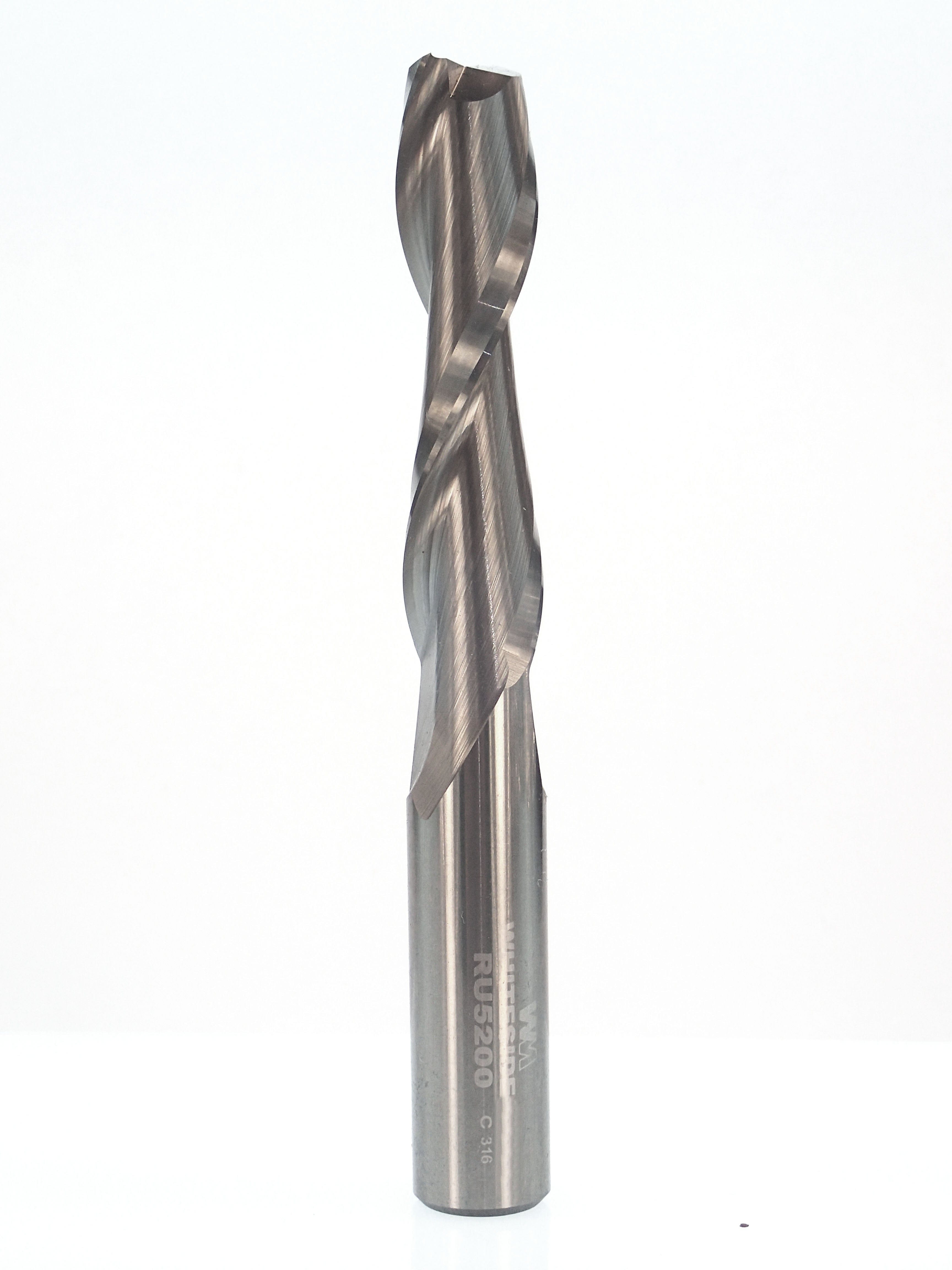 WHITESIDE RU5200 Spirals WHITESIDE RU5200 - Standard Spiral Bit SC 1/2CD 2CL 1/2SH 2FL