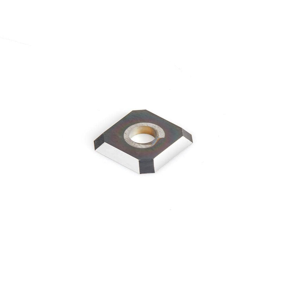 Amana Tool RCK-457-DLC CNC Router Bit Solid Carbide 4 Cutting Edges Insert Knife Solid Wood 12 x 12 x 1.5mm x 45 Degree Angle