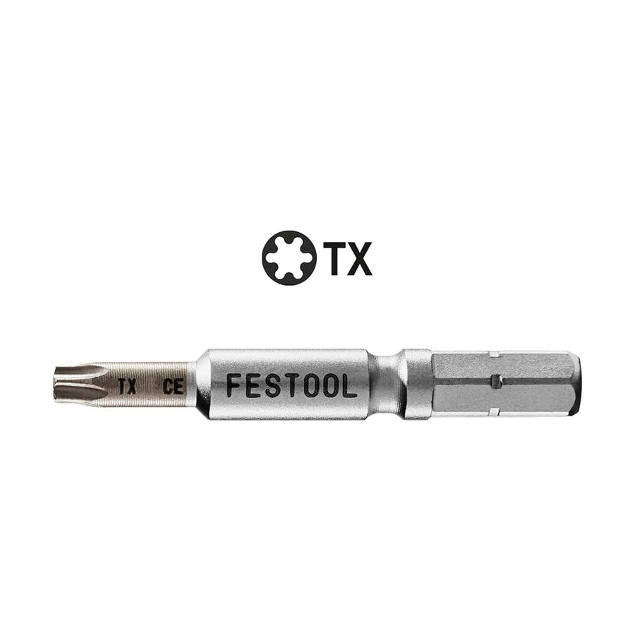 Festool 205076 Driver Bits Centrotec 2" Torx T10 Driver Bit TX 10-50 CENTRO/2