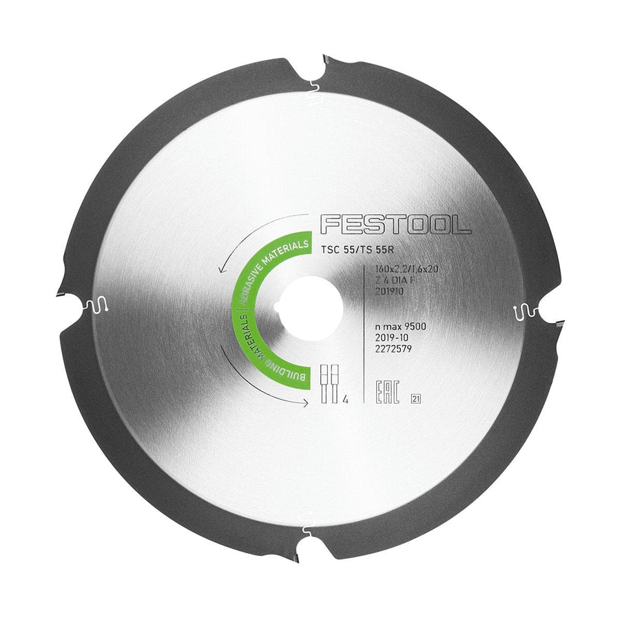 Festool 205564 Saw Blade TSC 55 K 52 Tooth Diamond Saw Blade