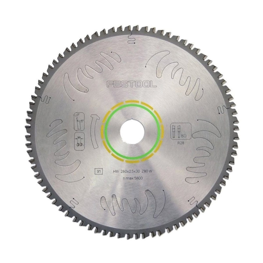 Festool 495387 Kapex Miter Saw Kapex Fine 80-Tooth Saw Blade