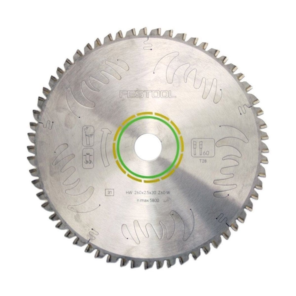 Festool 495388 Kapex Miter Saw Kapex Universal 60 Tooth Saw Blade