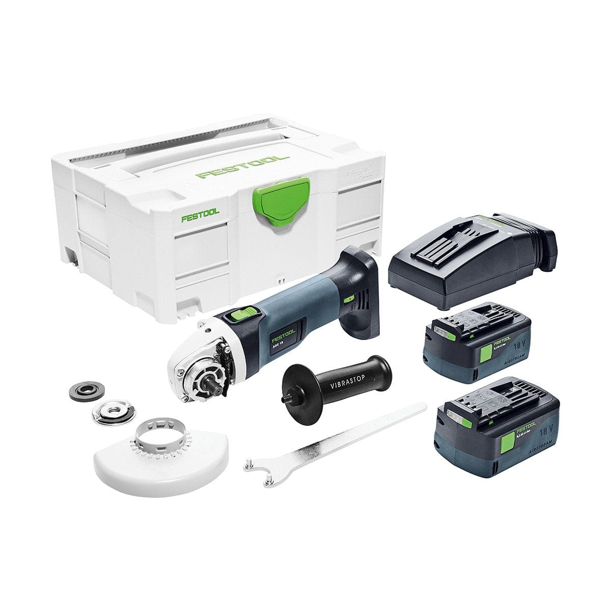 Festool 575348 Grinder AGC 18-115 18V 4-1/2" Cordless Grinder EBI-Plus