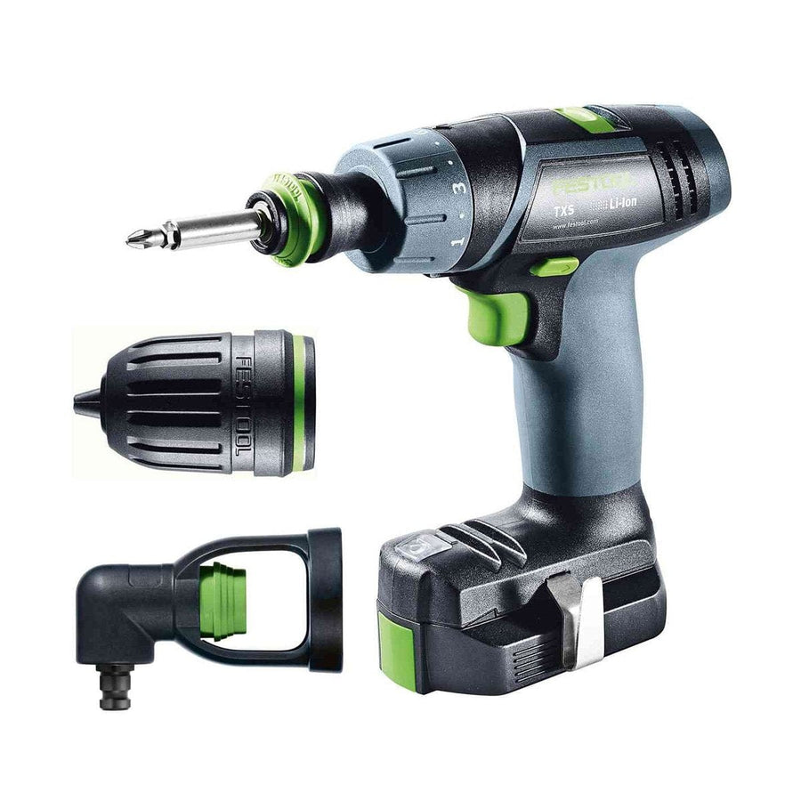 Festool 576107 Cordless Drill Compact Cordless Drill TXS 2.6Ah-Set