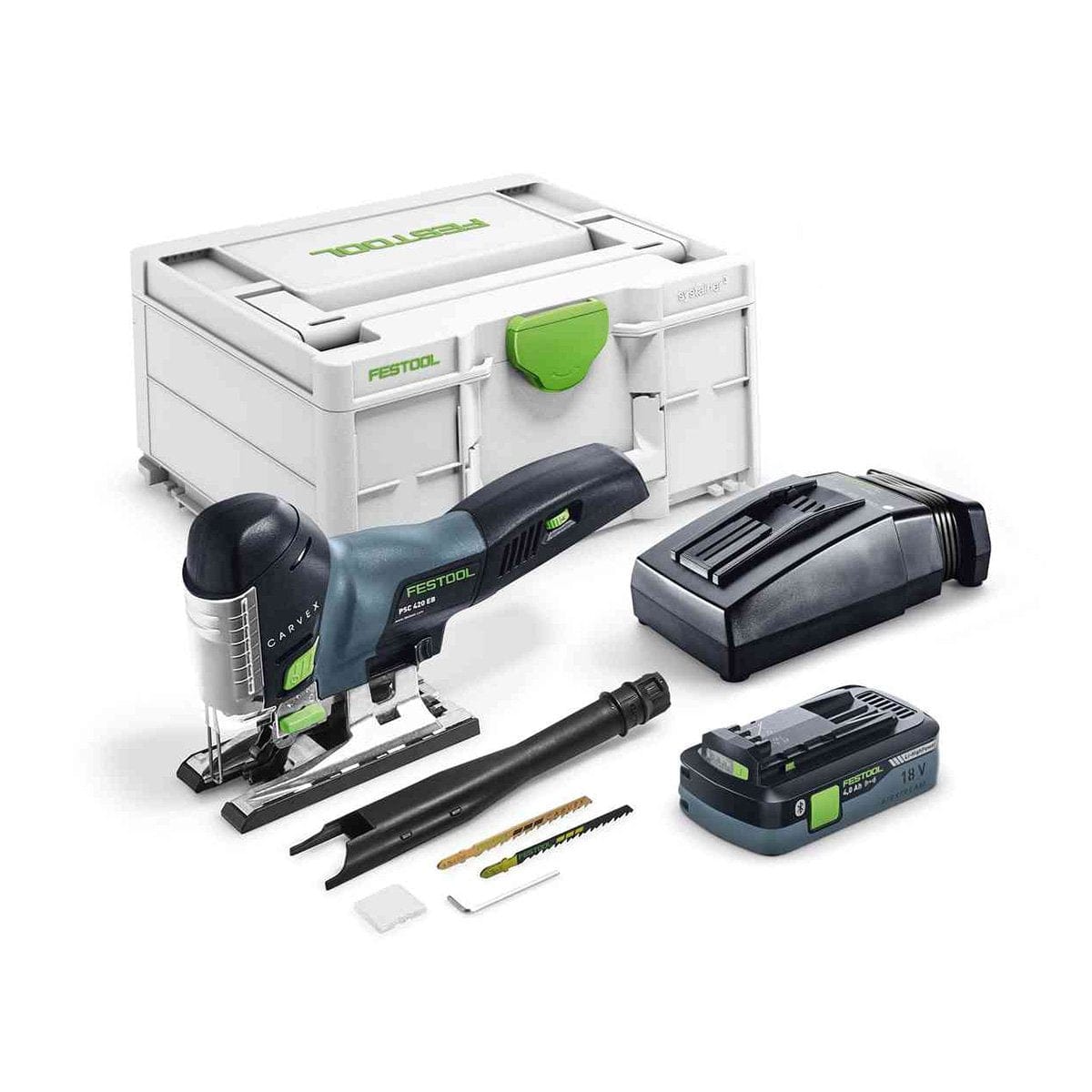 Festool 576527 Jigsaw Cordless Carvex Jigsaw PSC 420 EBI - Set