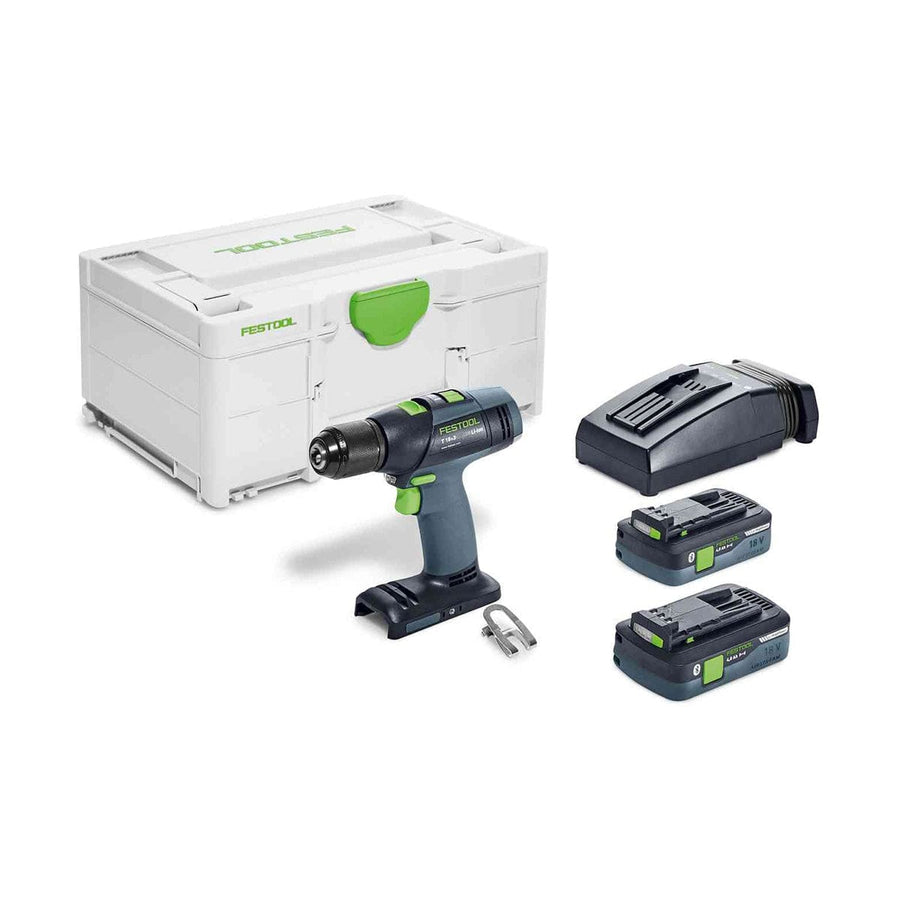 Festool 576754 Cordless Drill T 18+3-E Drill Easy Plus Set