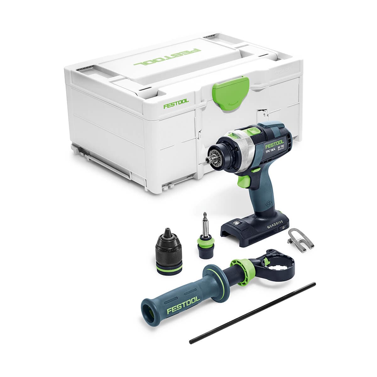 Festool 576777 Cordless Drill Cordless Drill QUADRIVE TDC 18/4 I-Basic