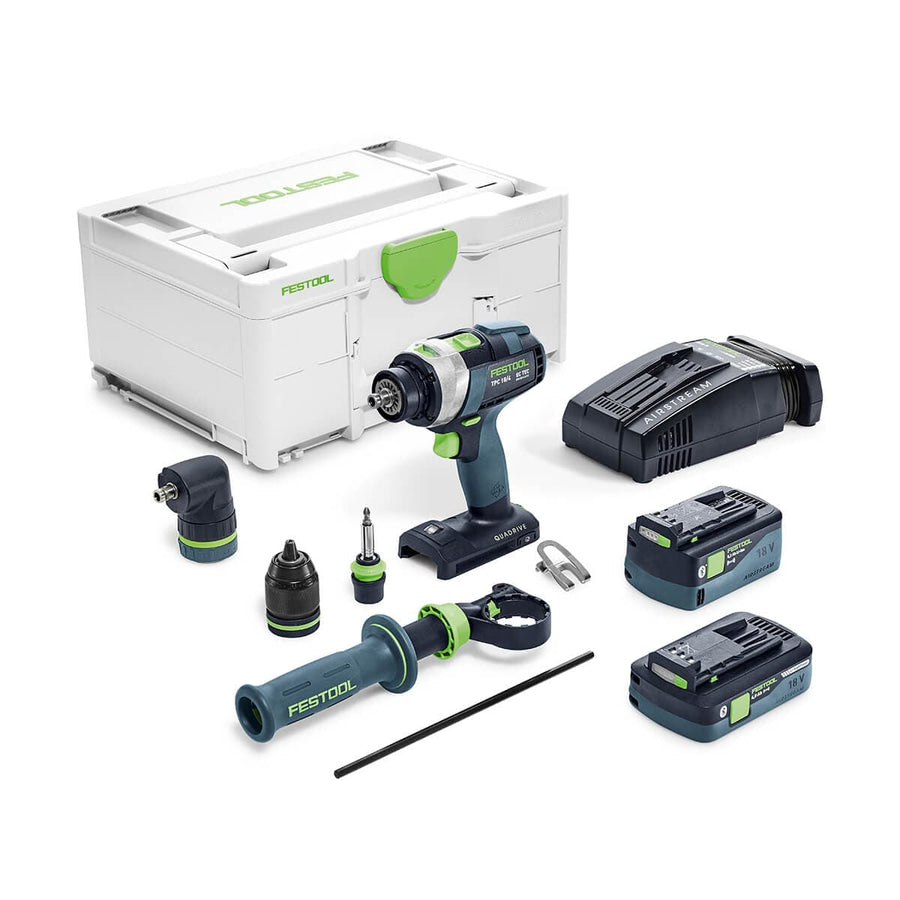 Festool 576778 Cordless Drill Cordless Drill QUADRIVE TDC 18/4 I-Set