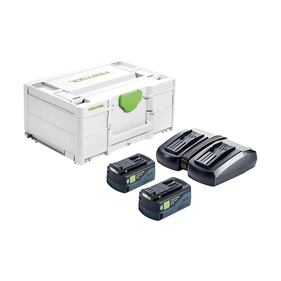 Festool 577079 Batteries and Chargers Energy Set SYS 18V 2x5,2/TCL 6 DUO