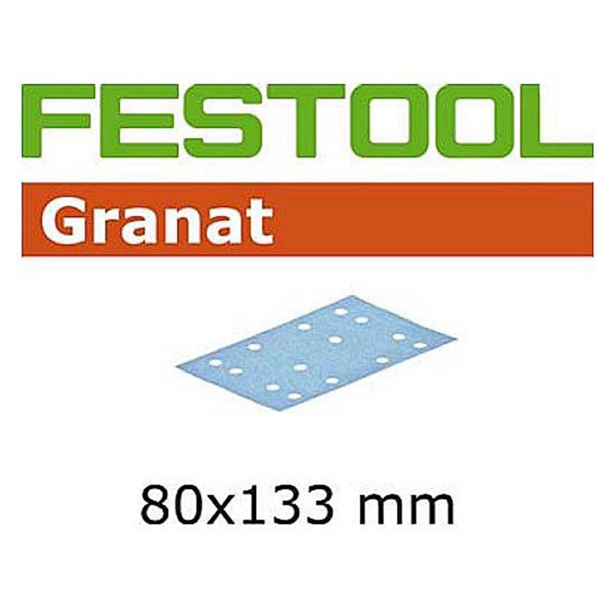 Festool Sandpaper/Abrasive Festool Granat Abrasive Sheets for RTS(C) 400 497***