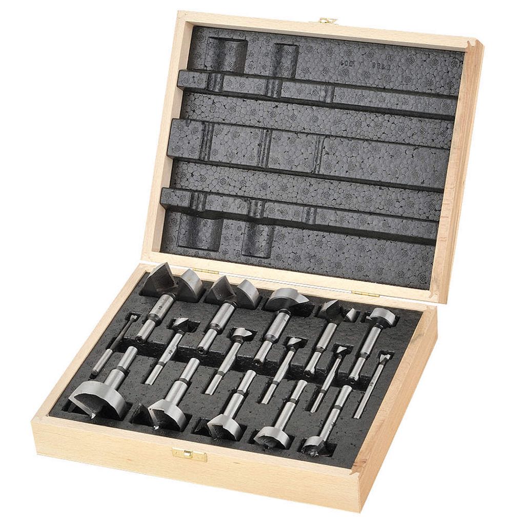 Fisch 03170016K03 Drill & Screwdriver Bits Fisch Tools Wave Cutter Forstner Bit 16-Piece Set