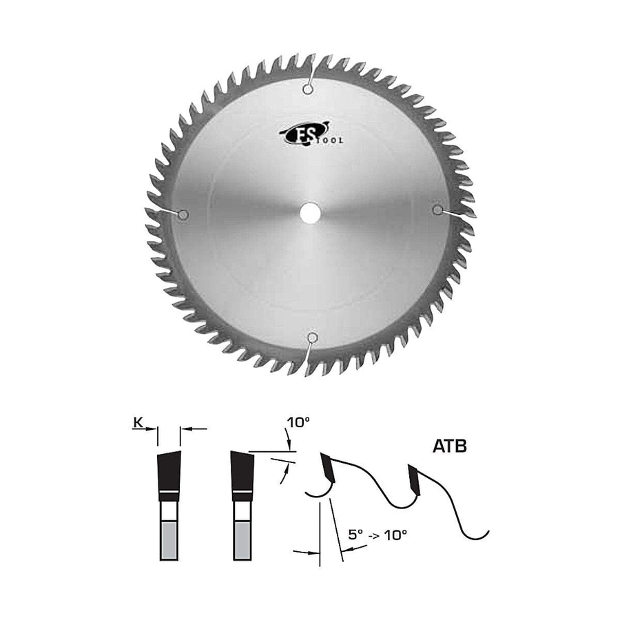 FS Tool L04302-30PH Saw Blade Standard Cross Cut Saw Blade 300mm 72 Tooth 30mm Bore