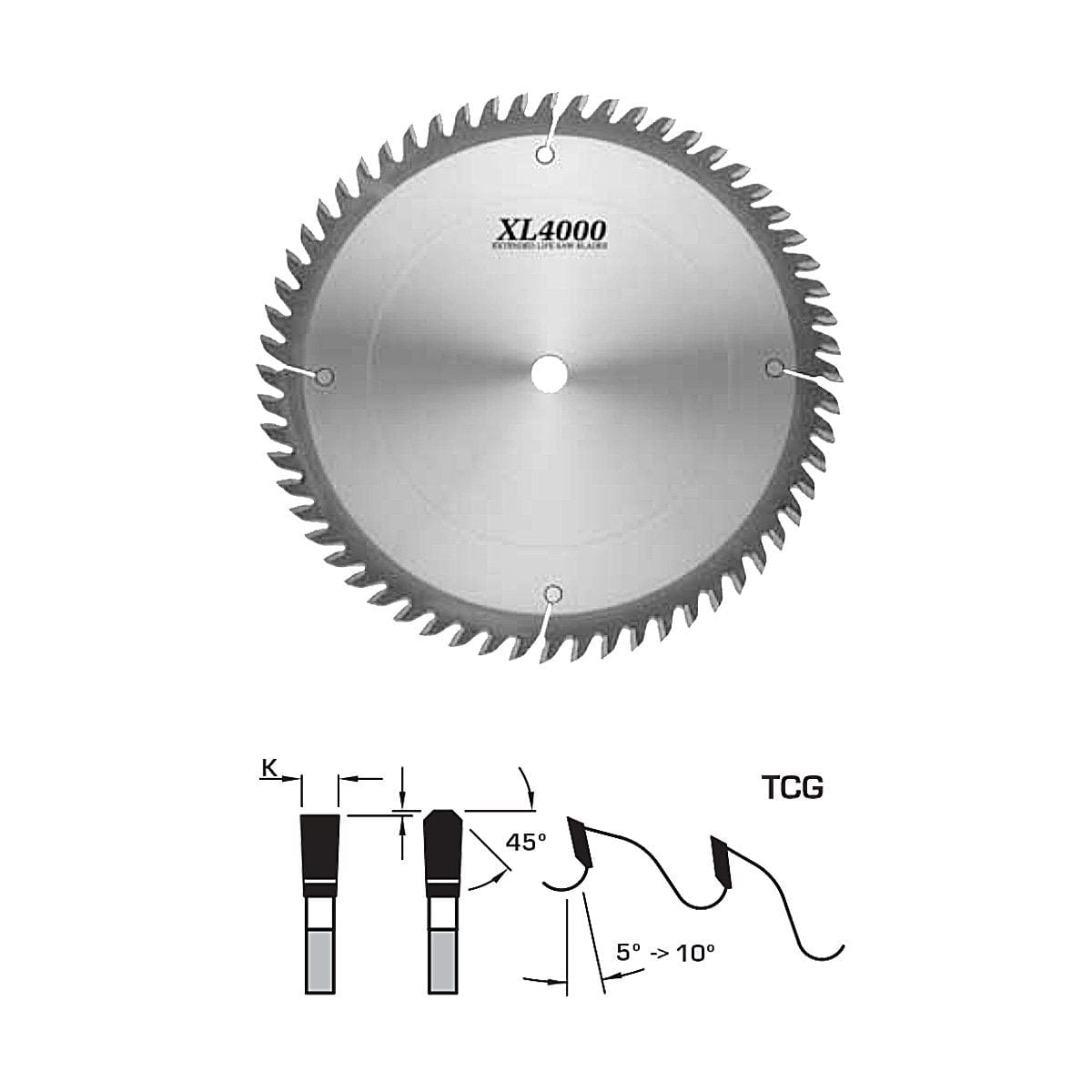 FS Tool S23302-30PH Saw Blade XL4000 Standard Cross Cut Blade 300mm 72 Tooth - 30mm Bore