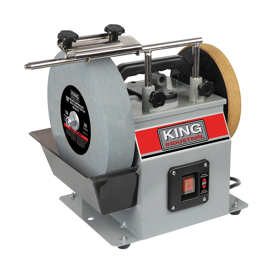 King Industrial KC-4900S Grinder 10” Wet/Dry Sharpening System