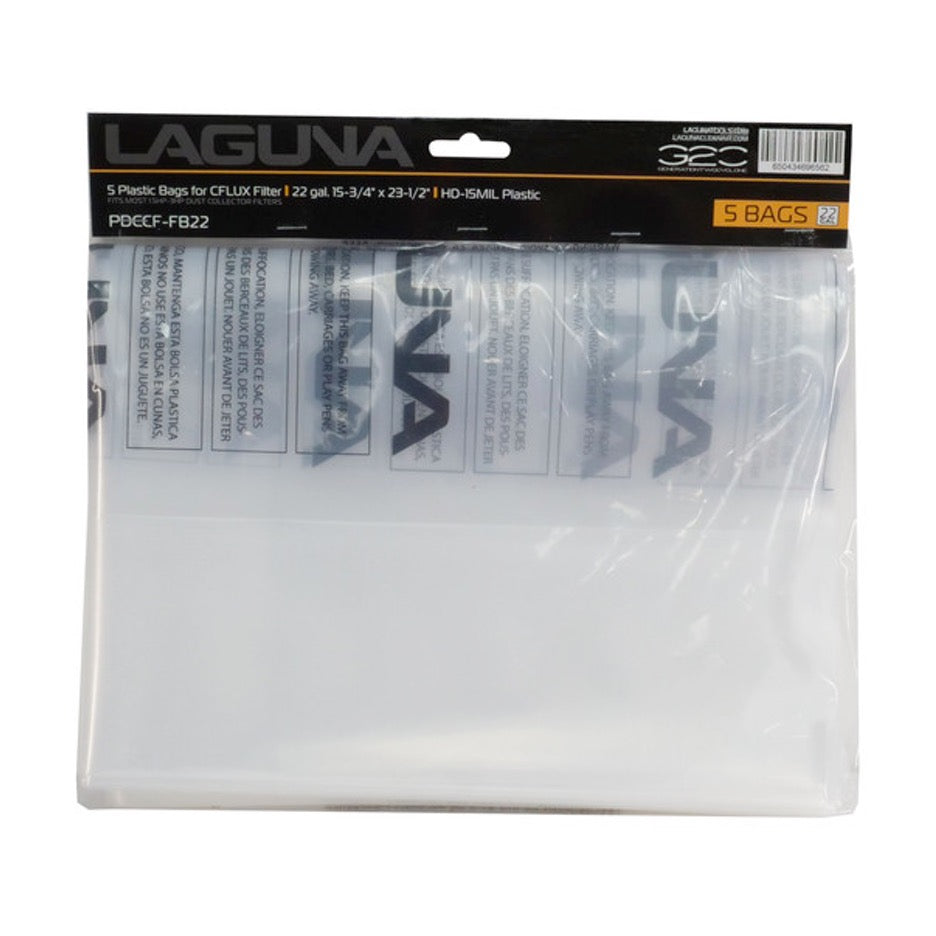 Laguna Tools PDCCF-FB22 Dust Collection Laguna Plastic Dust Collection Liner Bags for C|Flux/P|Flux