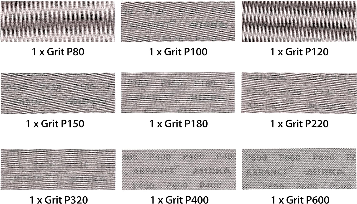 Mirka 9A-150-APRP Sandpaper/Abrasive Mirka Abranet 2¾x7¾" Assortment Pack | 9A-150-APRP