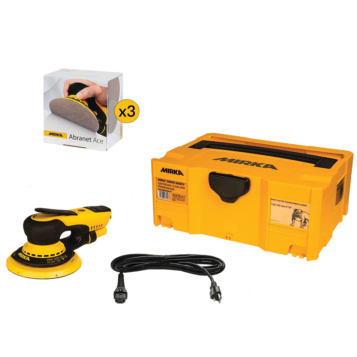 Mirka Sanders Deros 650CV 6" Sander Kit