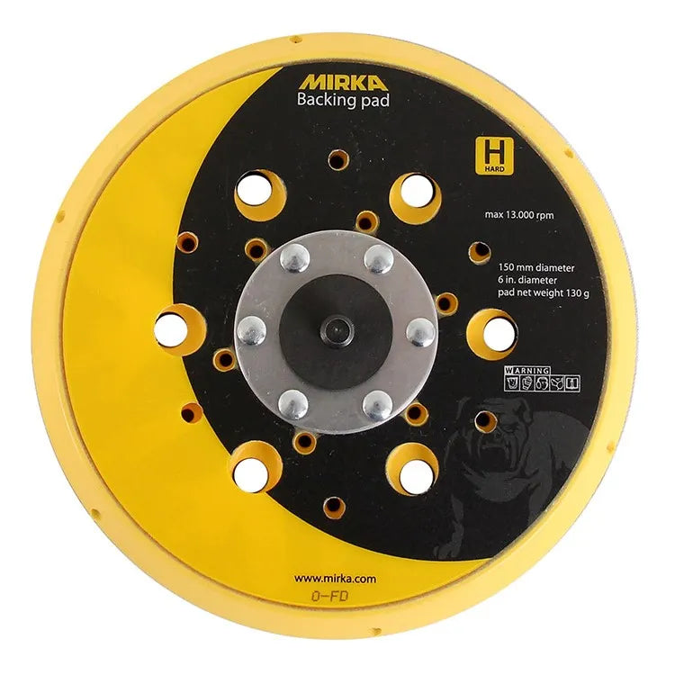 Mirka Sanding Accessories Hook & Loop Sanding Pads for 6" Sander