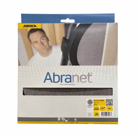 Mirka Sandpaper/Abrasive Abranet 225mm Abrasives for LEROS Drywall Sander 10-Pack | 9A-223-xxxRP