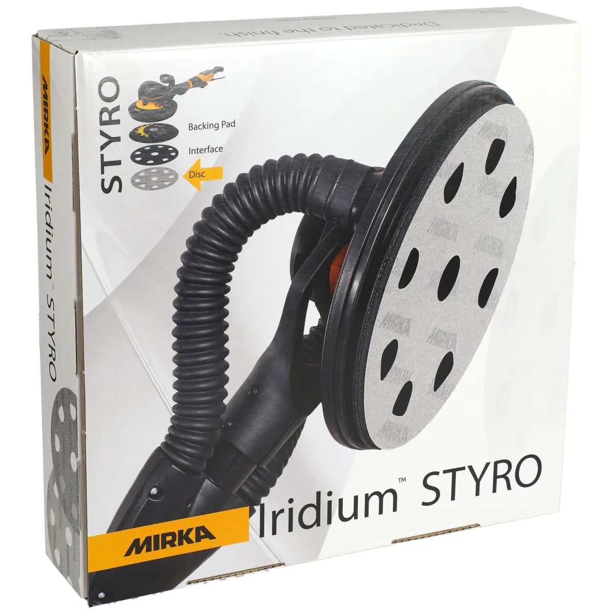 Mirka Sandpaper/Abrasive Iridium™ Styro 9" 9 holes for LEROS Drywall Sander