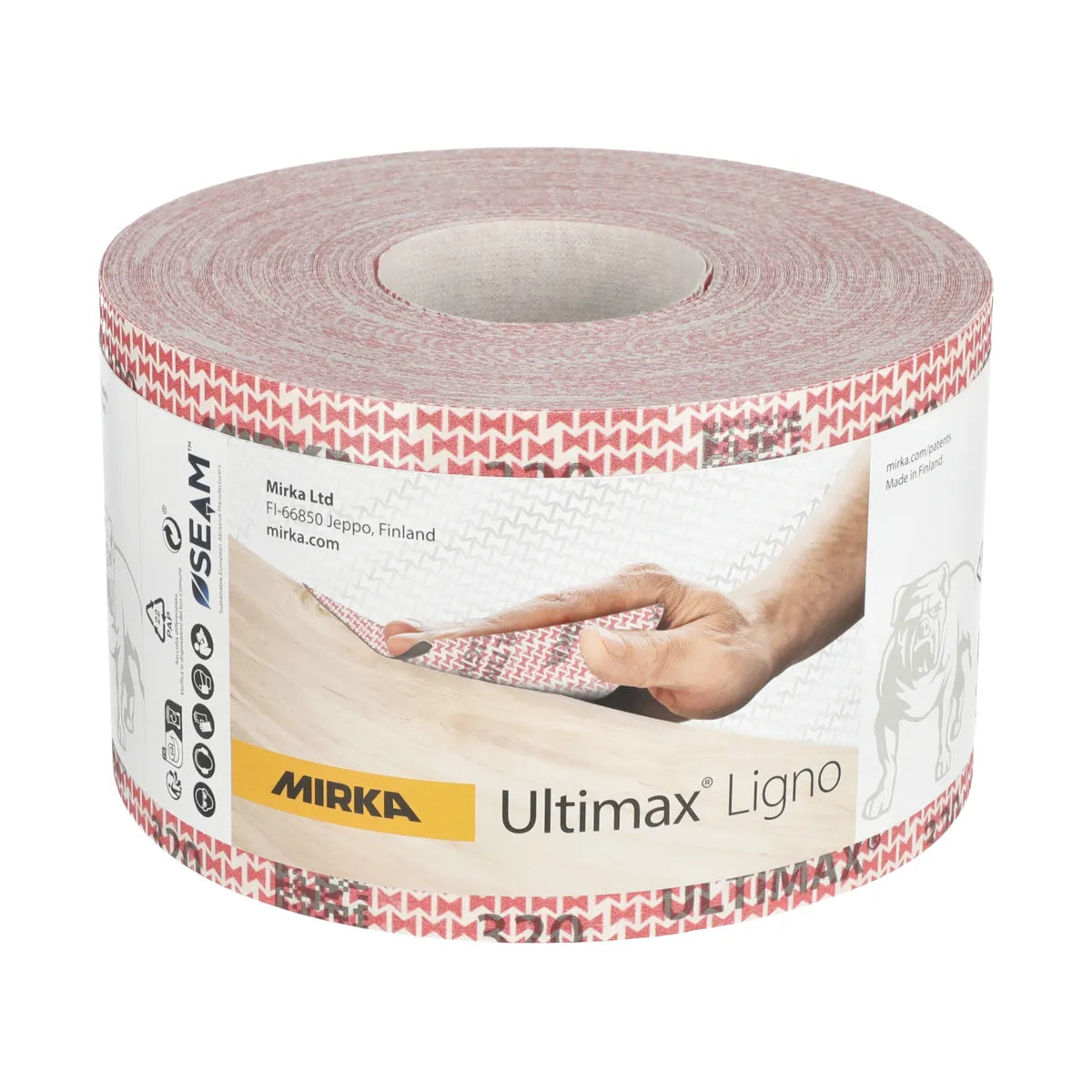 Mirka Sandpaper/Abrasive Ultimax Ligno 4.5"x164' Sandpaper Roll
