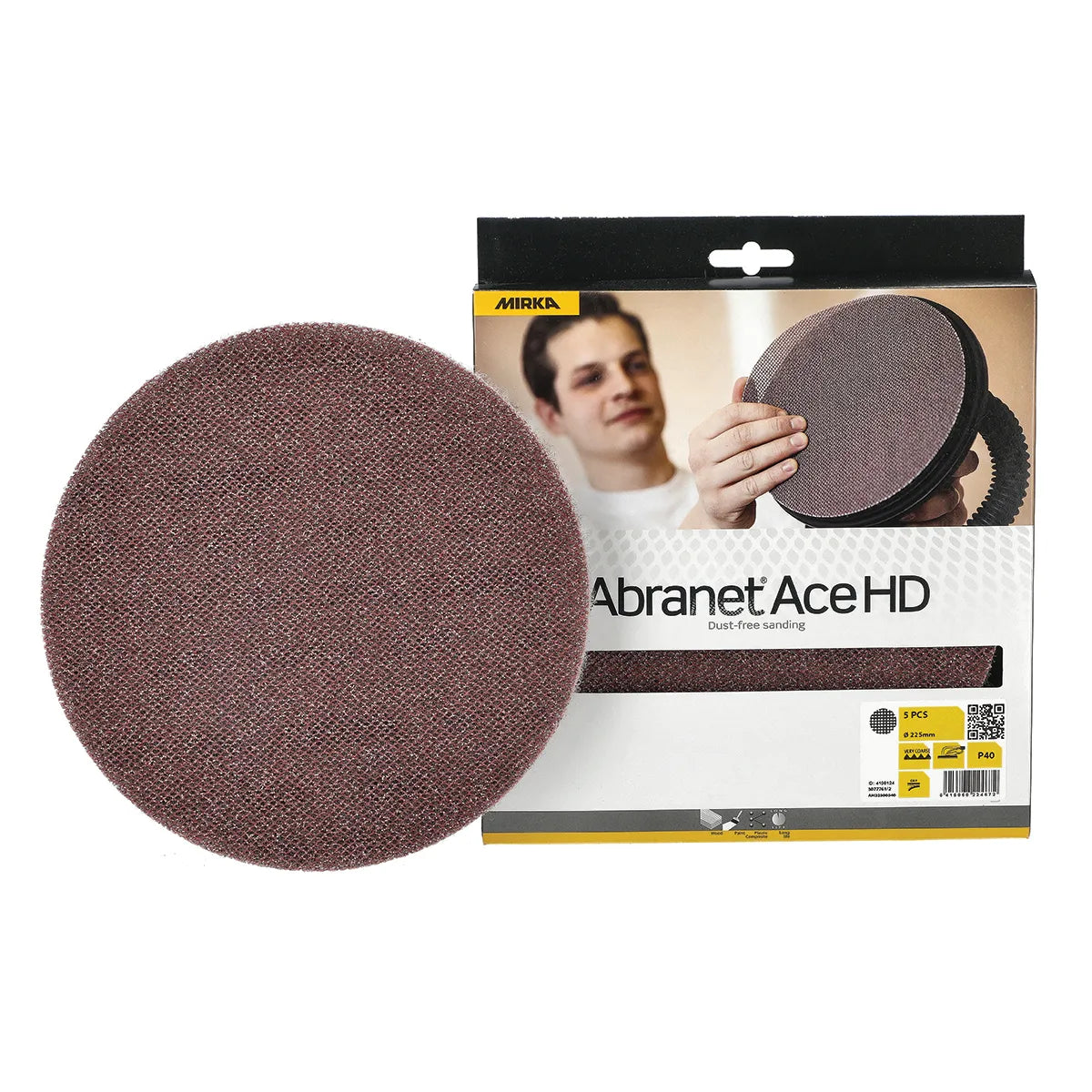 Mirka Sandpaper/Abrasive 9" Abranet Ace Heavy Duty Abrasive (5 Pack) | AH-223-xxx