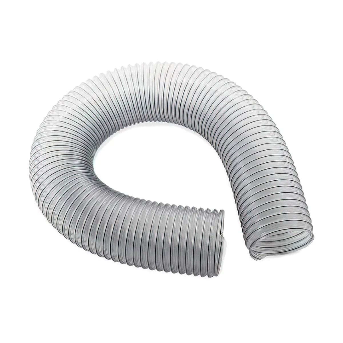 Oneida Air DHF020500 Dust Collection 2" x 5' Clear Reinforced AS Urethane Flex-Hose