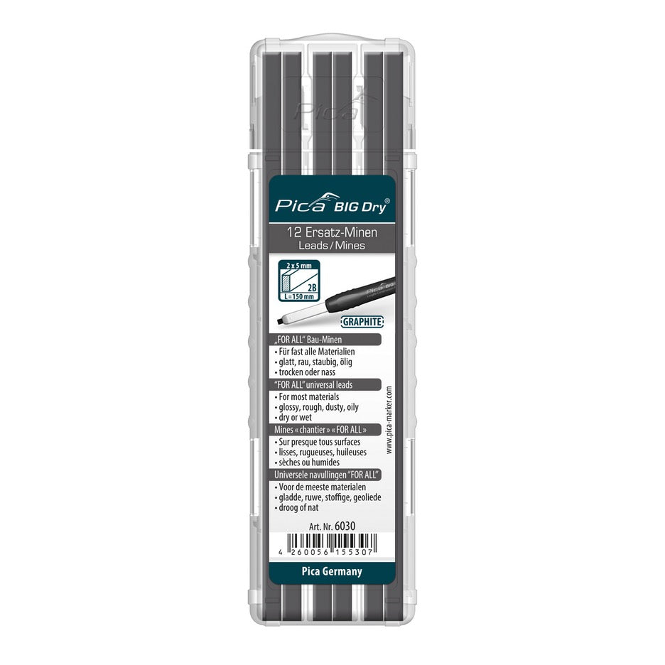 Pica 6030 Marking Tools Graphite Pica Refill Sets for Big-Dry