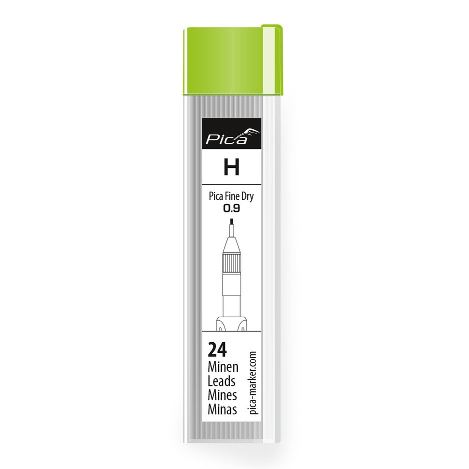 Pica 7050 Marking Tools Pica H Fine Dry Refill Set for Fine Dry Pencil