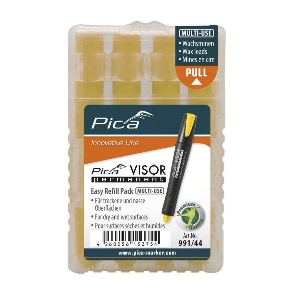 Pica 991/44 Marking Tools Yellow Pica Refills for Visor Permanent Marker