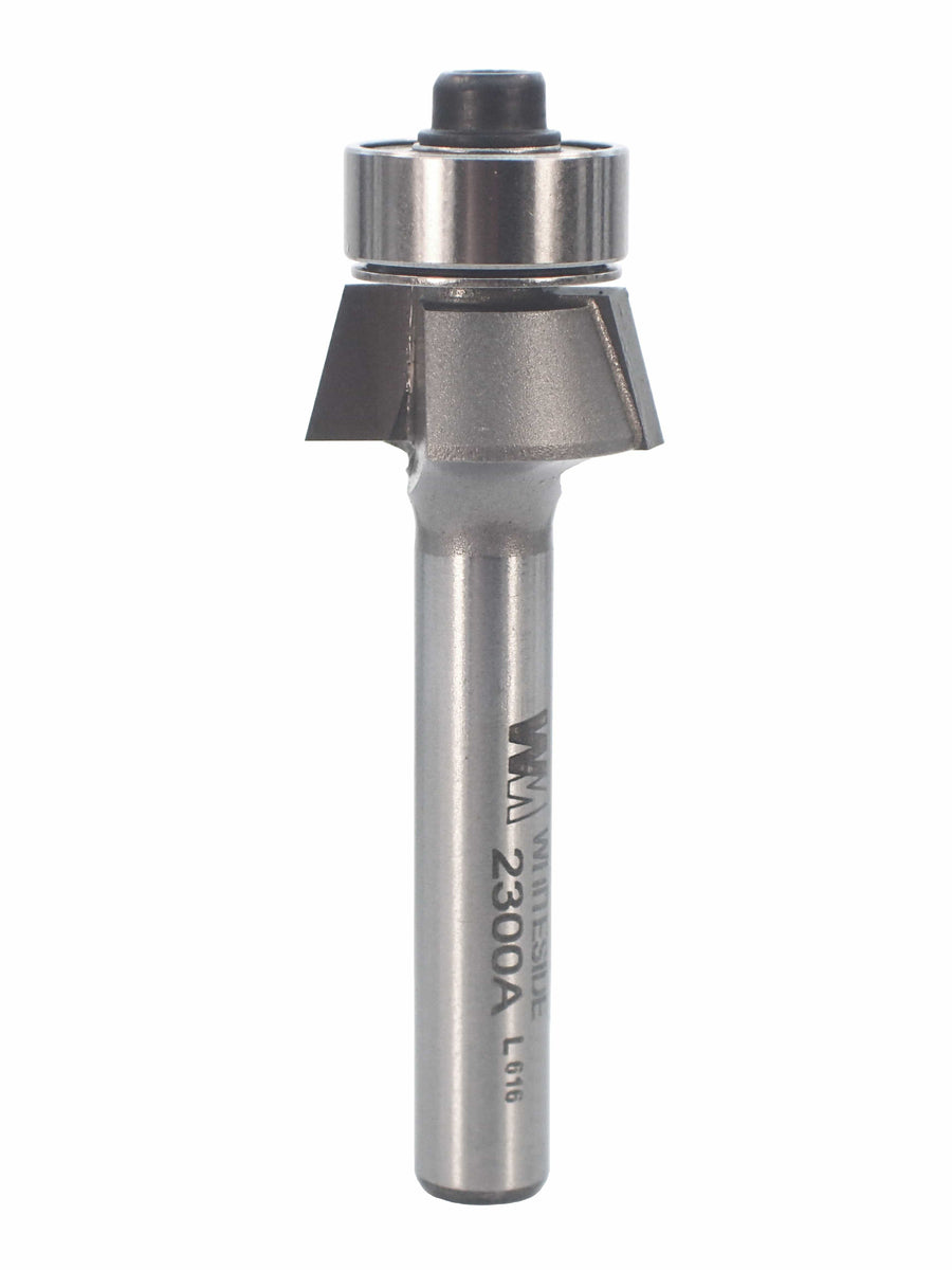 WHITESIDE 2300A Form Router Bits WHITESIDE 2300A - Edge Bevel 15 Degree 1/4CL 1/4CH 1/4SH 2FL