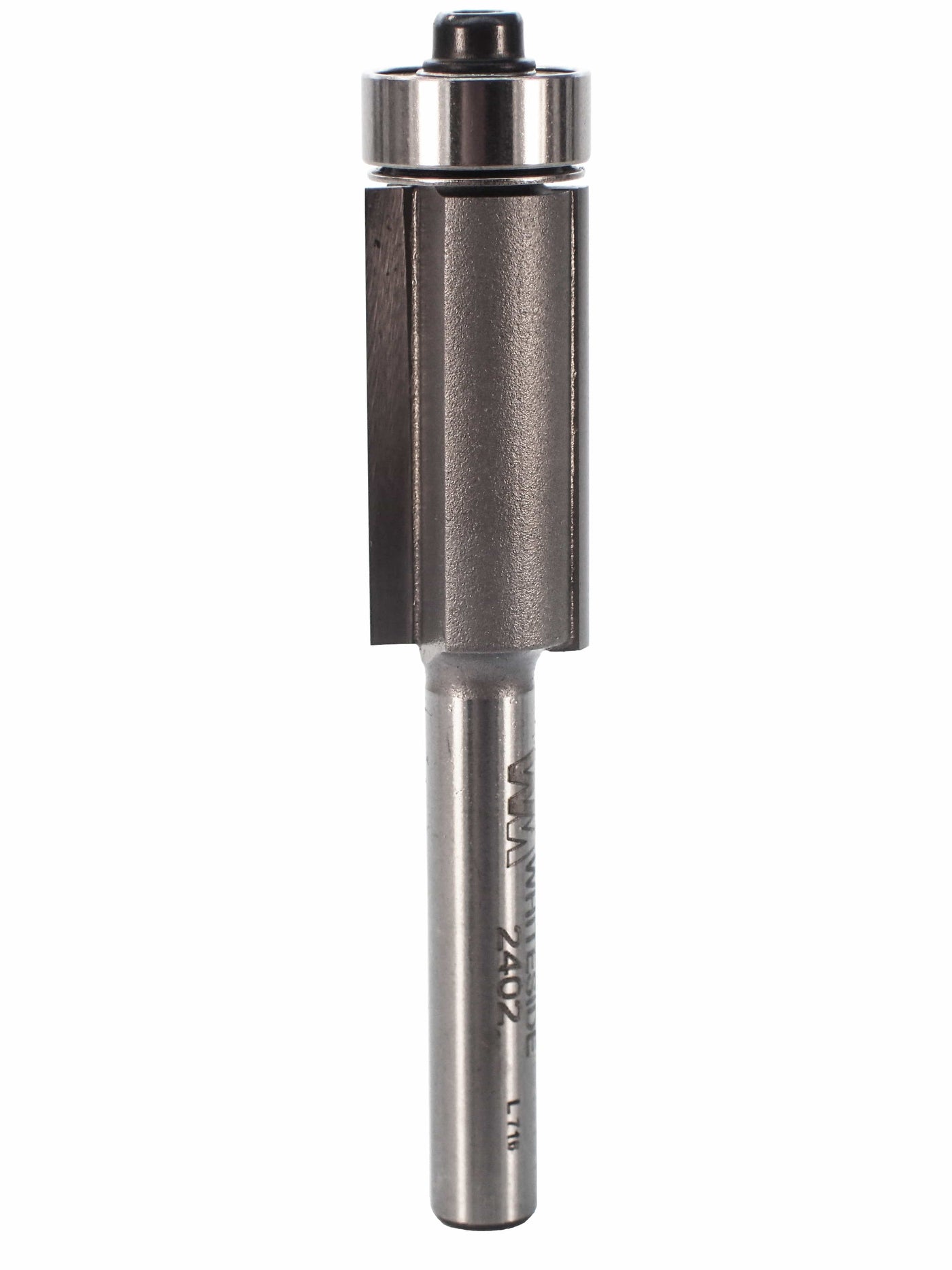 WHITESIDE 2402 Straight Router Bits WHITESIDE 2402 - FlushTrim Bit 1/2CD 1CL w/B3 Bearing 1/4SH 2FL