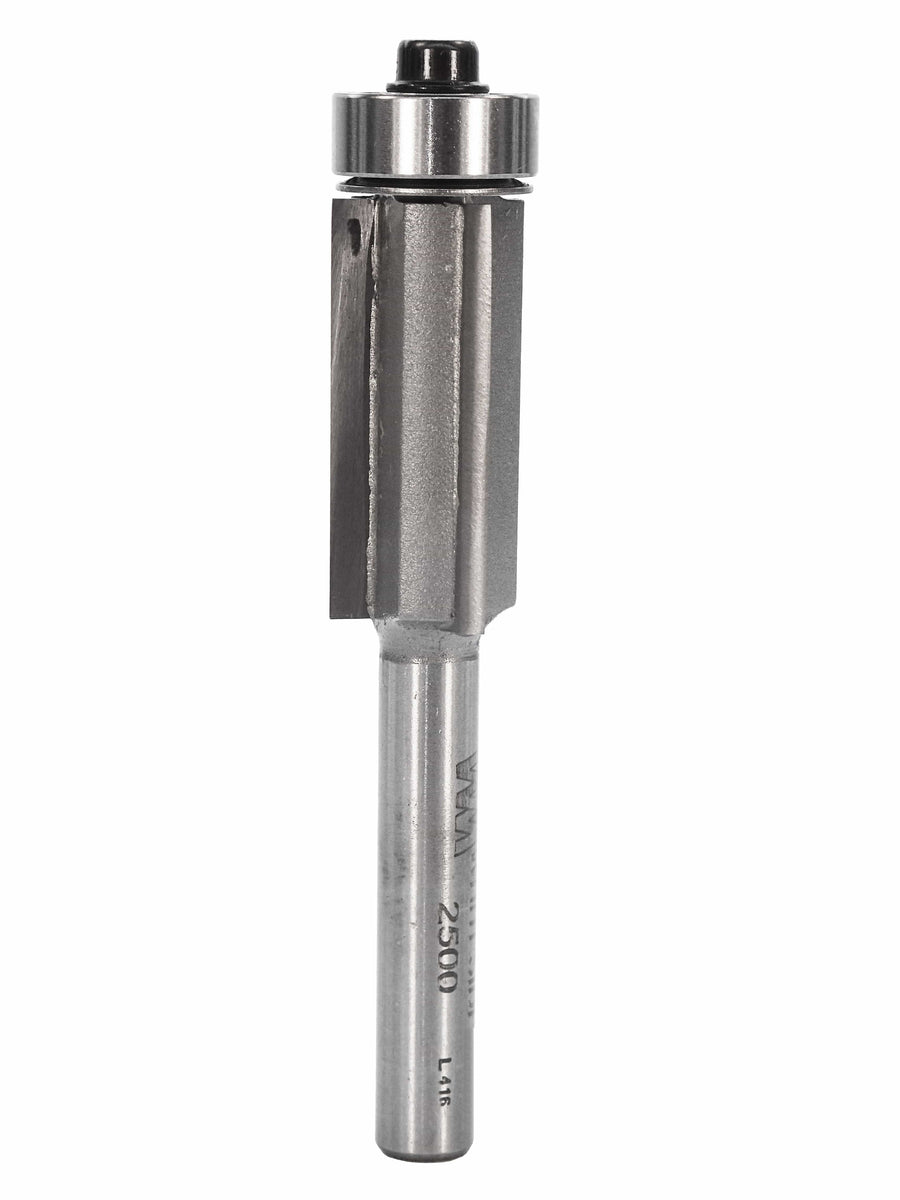 WHITESIDE 2500 Straight Router Bits WHITESIDE 2500 - Flush Trim Bit 1/2CD 1CL w/B3 Bearing 1/4SH 3FL