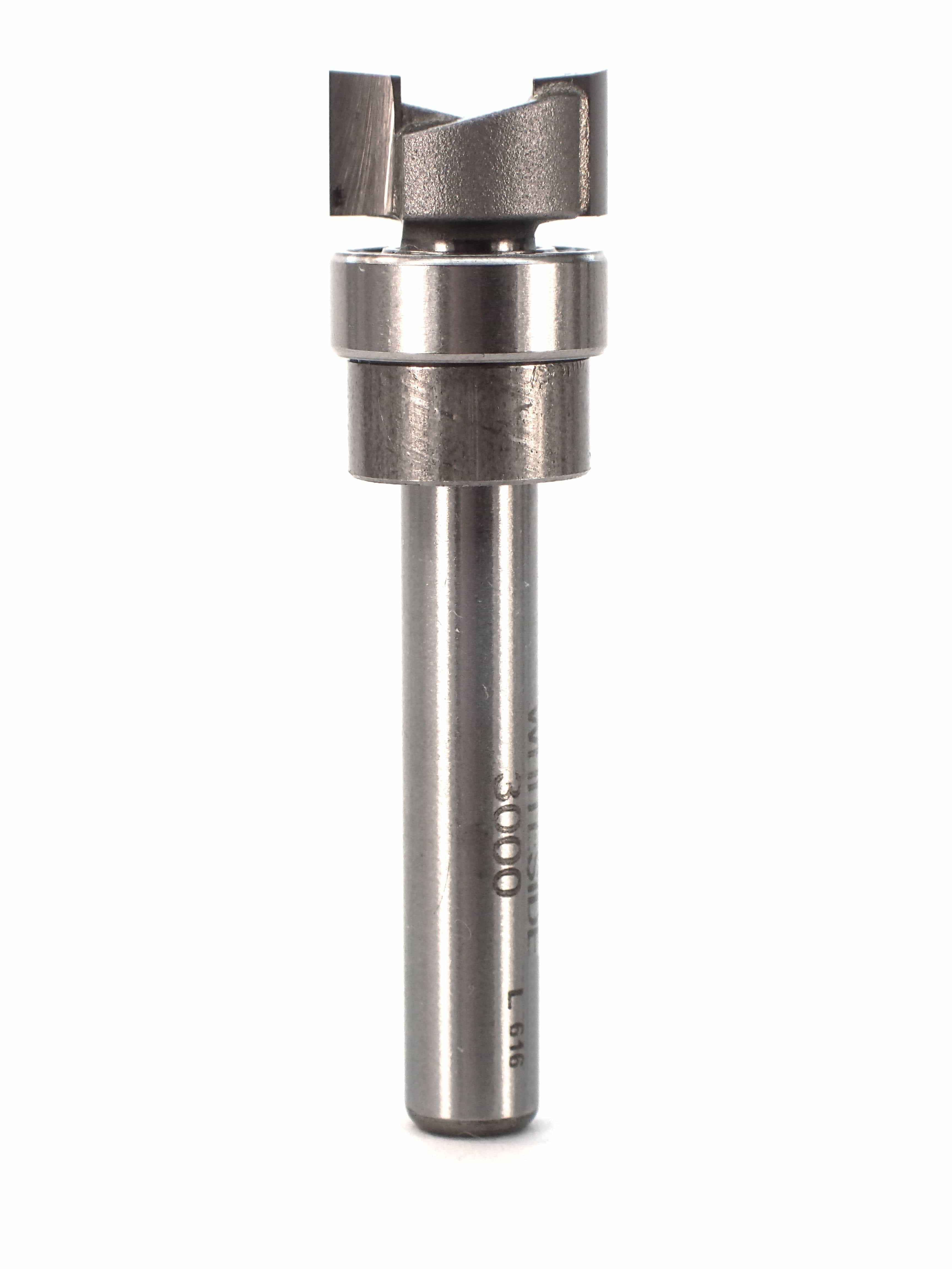 WHITESIDE 3000 Straight Router Bits WHITESIDE 3000 - Template Bit w/Ball Bearing Guide 1/2CD 1/4CL 1/4SH 2FL