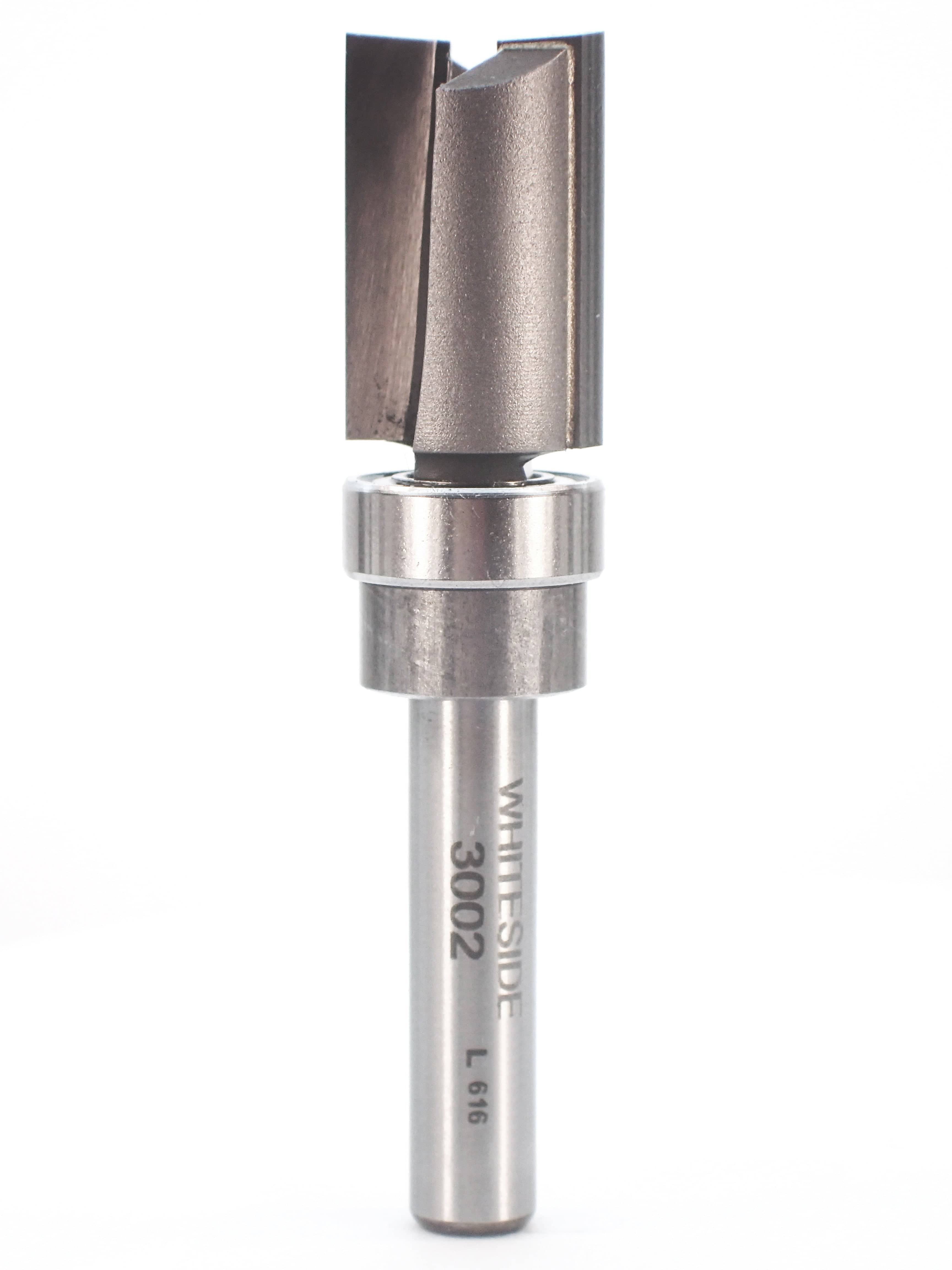 WHITESIDE 3002 Straight Router Bits WHITESIDE 3002 - Template Bit w/Ball Bearing 1/2CD 3/4CL 1/4SH 2FL