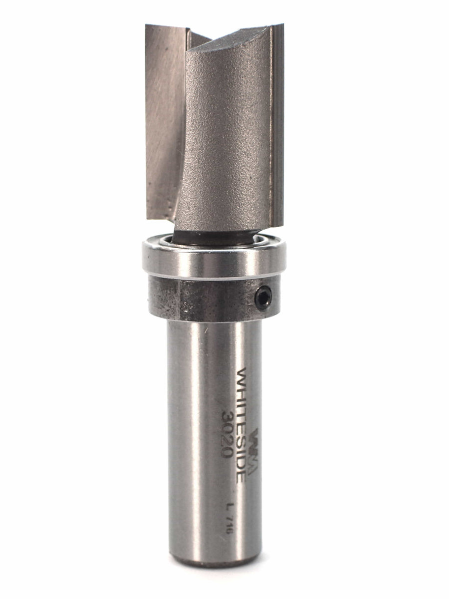 WHITESIDE 3020 Straight Router Bits WHITESIDE 3020 - Template Bit w/Ball Bearing 3/4CD 1CL 1/2SH 2FL