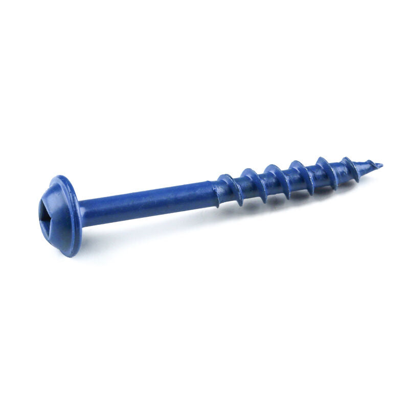 Kreg Tool SML-C150B-100 Fastners Kreg Blue-Kote 1-1/2" Pocket-Hole Screws 100pk